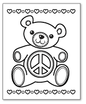 Teddy Bear Coloring Pages on Coloring Pages To Download A Pdf   Because Coloring Is Good For You